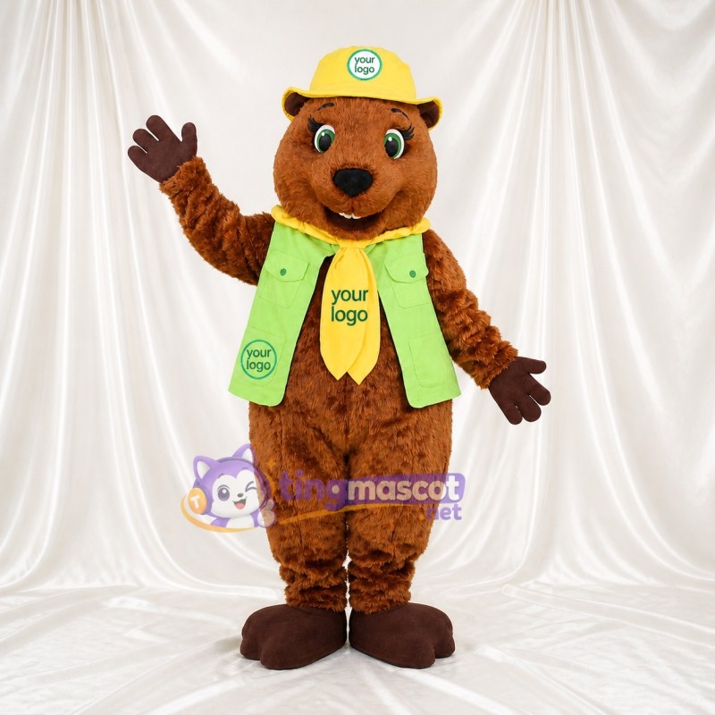 Beaver Mascot Costume Full Body for Adults Promotions