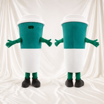 Drink Cup Mascot Costume Full Body for Adults Food Events