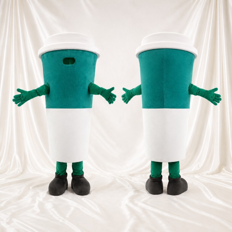 Drink Cup Mascot Costume Full Body for Adults Food Events