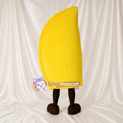 Folded Pastry Mascot Costume Full Body for Adults Food Events