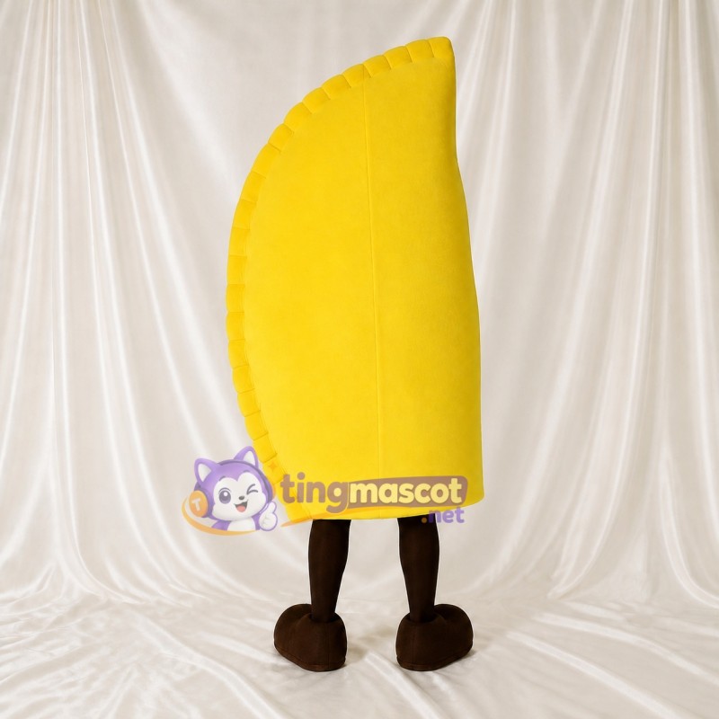 Folded Pastry Mascot Costume Full Body for Adults Food Events