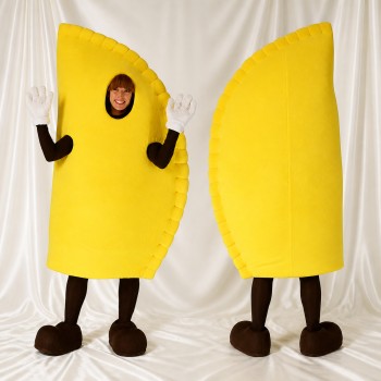 Pâtisserie Pliée Costume de mascotte intégral pour adultes Événements gastronomiques