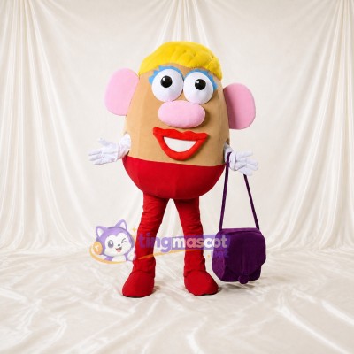 Potato Character Mascot Costume Full Body for Adults Events