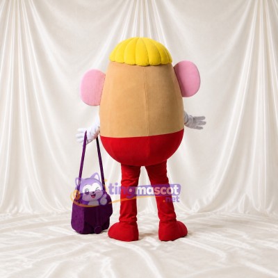 Potato Character Mascot Costume Full Body for Adults Events