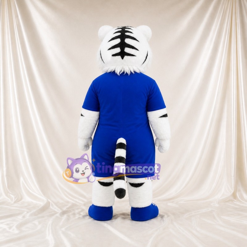 Tigre blanc Costume de mascotte intégral pour adultes Événements sportifs