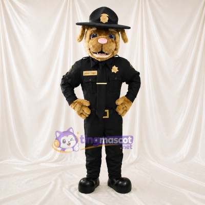 Police Dog Mascot Costume Full Body for Adults Events
