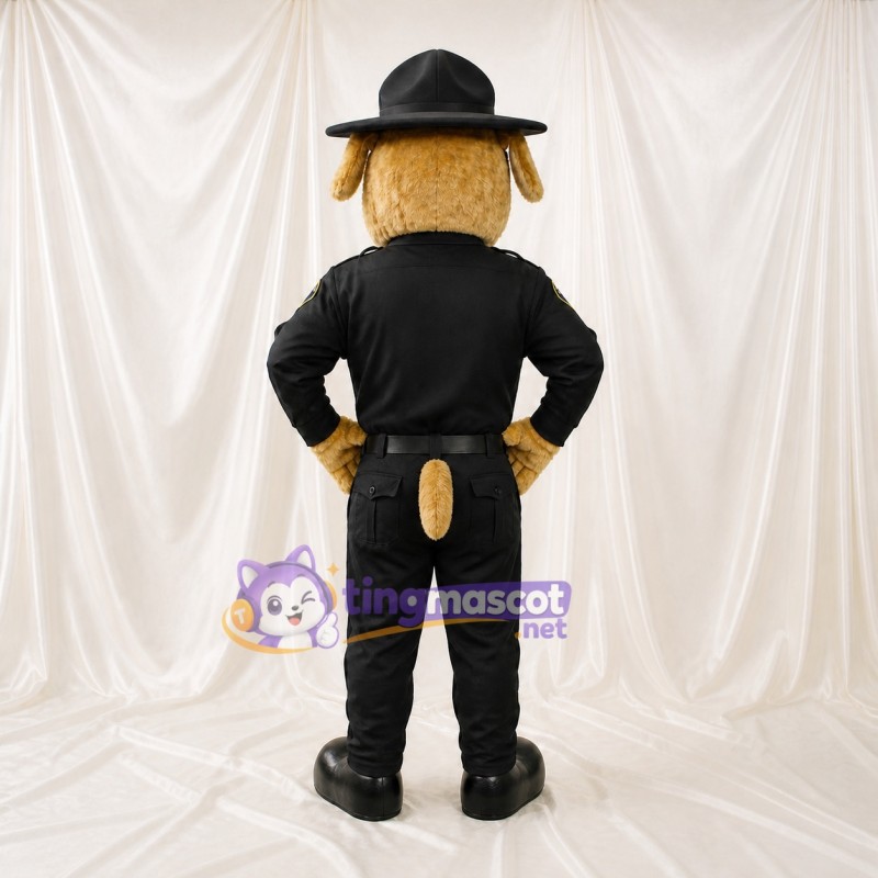 Police Dog Mascot Costume Full Body for Adults Events