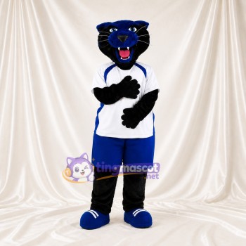 Bold Open Panther Mascot Costume Full Body for Adults Sports Events