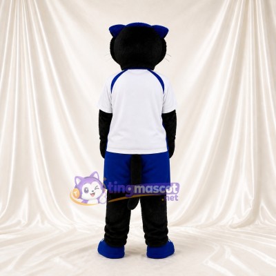 Bold Open Panther Mascot Costume Full Body for Adults Sports Events