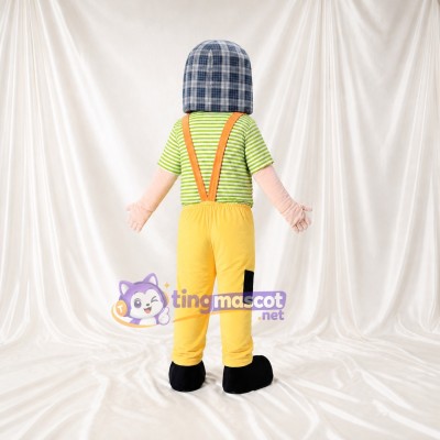 Black Girl Mascot Costume Full Body for Adults School Events