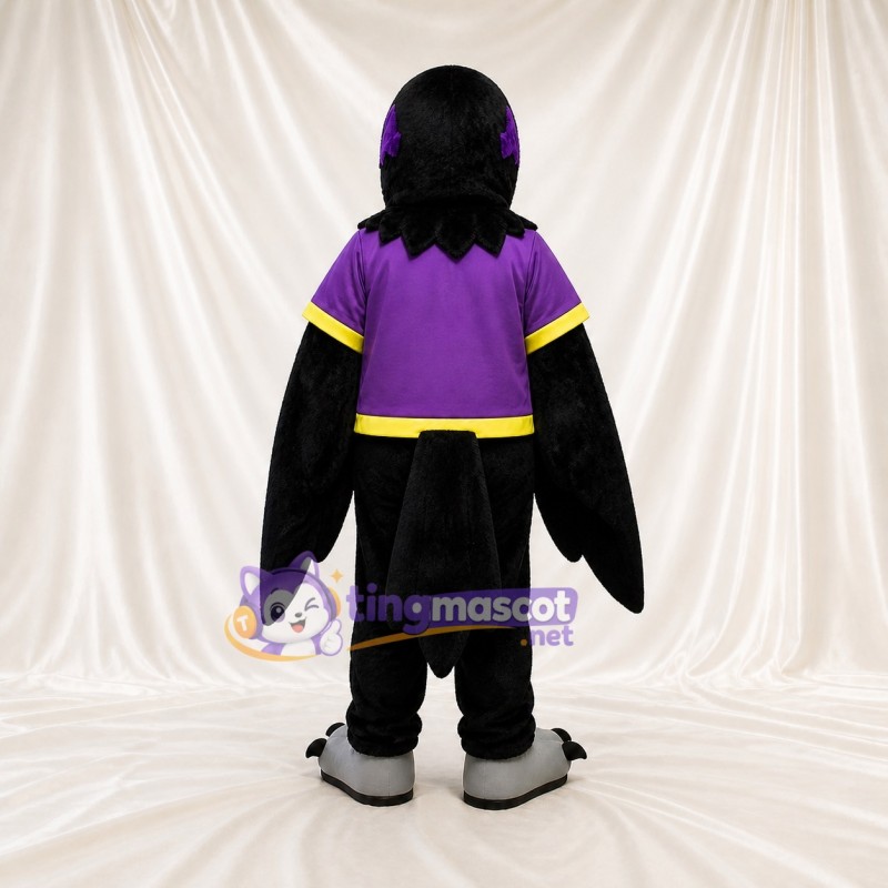 Corbeau à Grandes Couches Costume de mascotte intégral pour adultes Événements sportifs