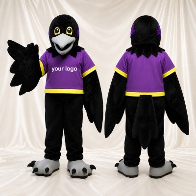 Corbeau à Grandes Couches Costume de mascotte intégral pour adultes Événements sportifs