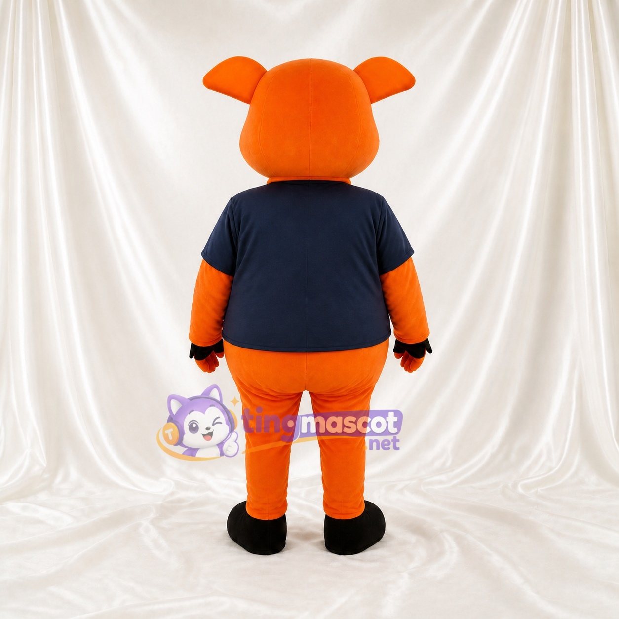 Cochon Orange Costume de mascotte intégral pour adultes Événements gastronomiques Cochon Orange Costume de mascotte intégral pour adultes Événements gastronomiques