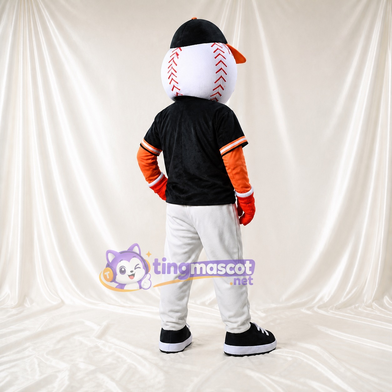 Baseballspieler Maskottchenkostüm Ganzkörper für Erwachsene Schulveranstaltungen Baseballspieler Maskottchenkostüm Ganzkörper für Erwachsene Schulveranstaltungen