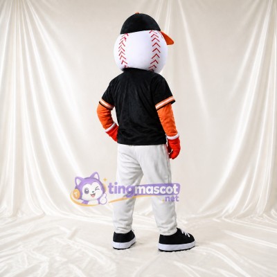 Baseball Player Mascot Costume Full Body for Adults School Events
