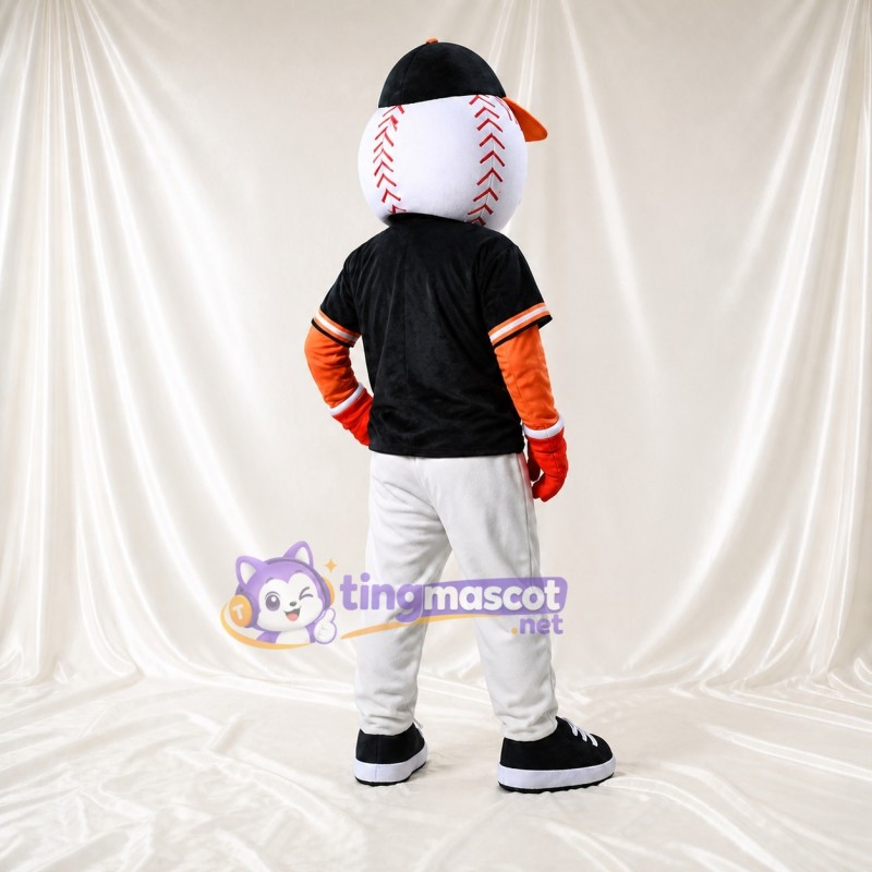 Baseball Player Mascot Costume Full Body for Adults School Events