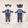 Gray Mouse Mascot Costume Full Body for Adults School Events
