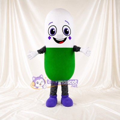 Capsule Mascot Costume Full Body for Adults Health Events