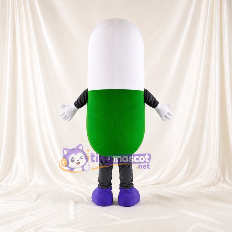 Capsule Mascot Costume Full Body for Adults Health Events