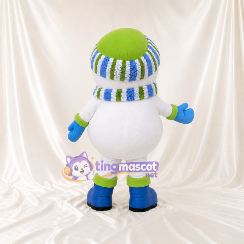 Bonhomme de Neige Costume de mascotte intégral pour adultes Événements scolaires