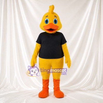 Canard au Bec Orange Costume de mascotte intégral pour adultes Événements scolaires