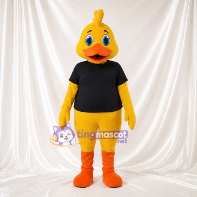 Canard au Bec Orange Costume de mascotte intégral pour adultes Événements scolaires