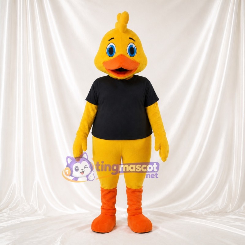 Canard au Bec Orange Costume de mascotte intégral pour adultes Événements scolaires