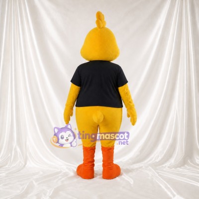 Canard au Bec Orange Costume de mascotte intégral pour adultes Événements scolaires