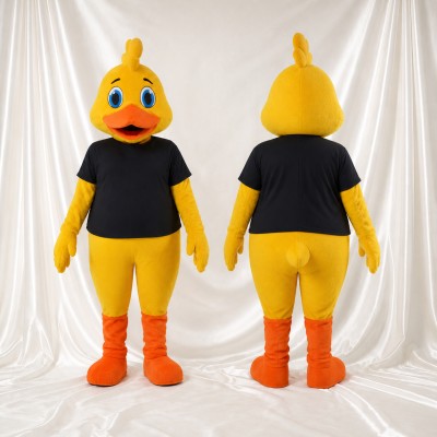 Canard au Bec Orange Costume de mascotte intégral pour adultes Événements scolaires