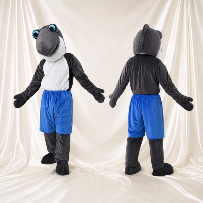 Rounded Marine Shark Mascot Costume Full Body for Adults Aquariums