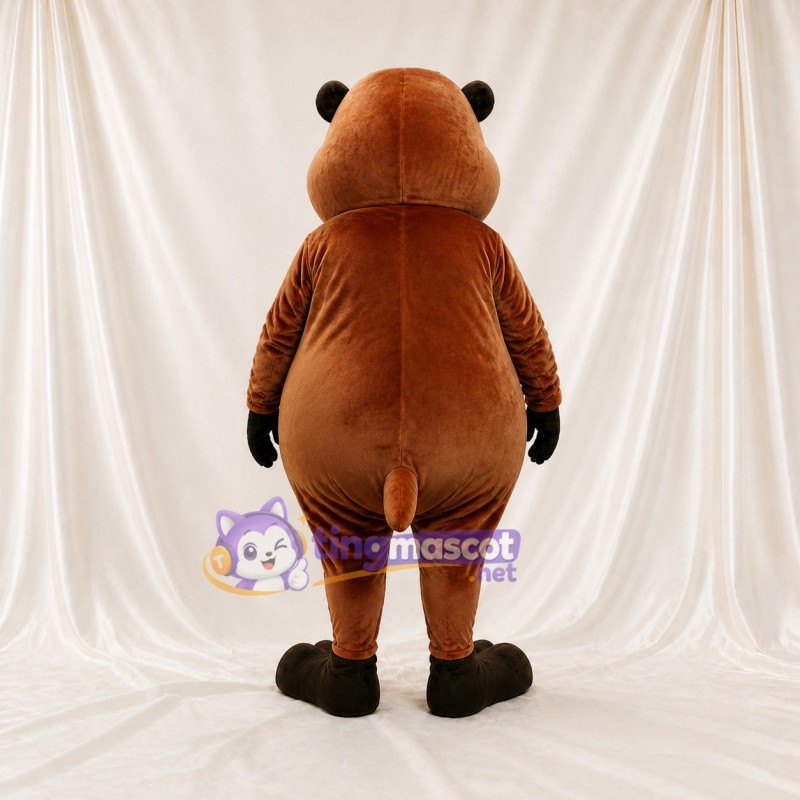 Beaver Mascot Costume Full Body for Adults School Events
