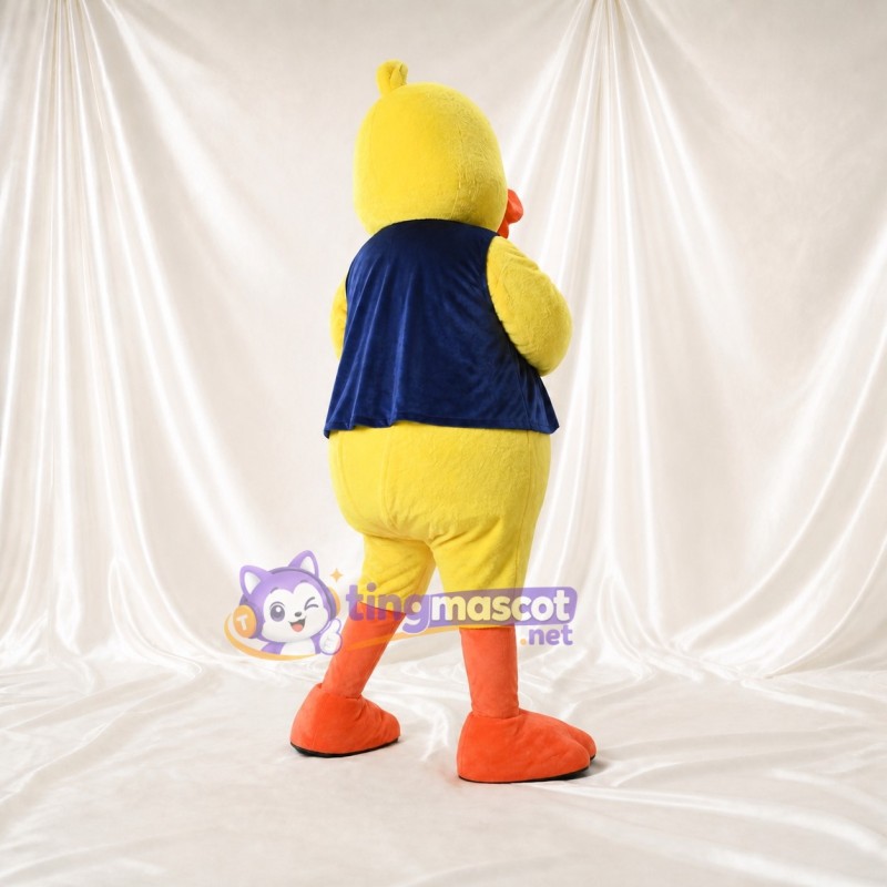 Yellow Duck Mascot Costume Full Body for Adults Sports Events