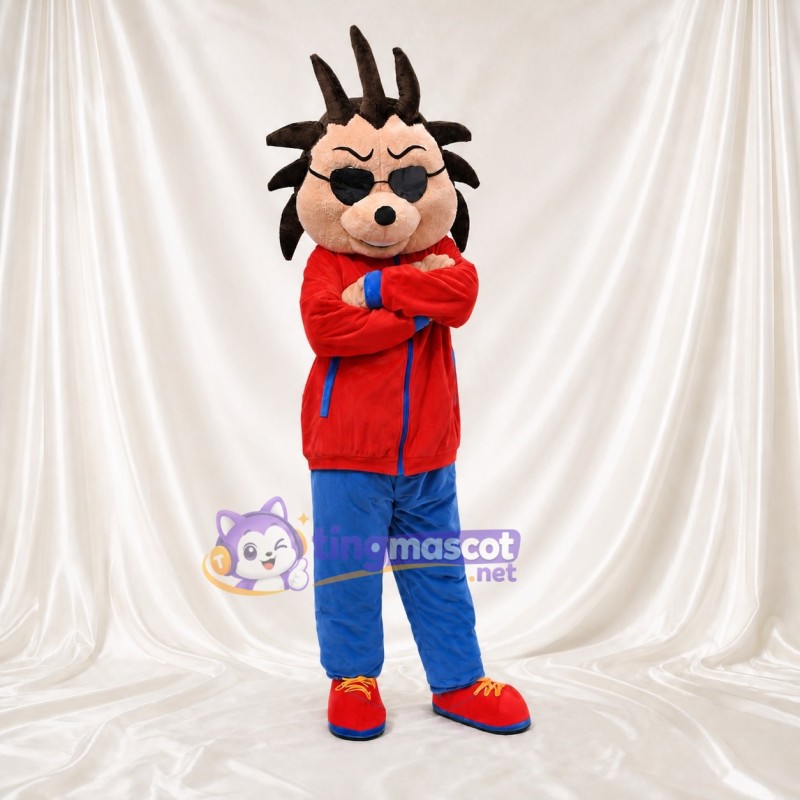 Brown Hedgehog Mascot Costume Full Body for Adults Sports Events