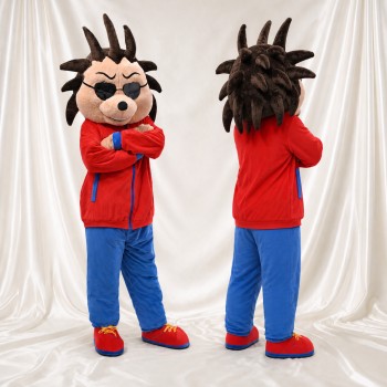 Brown Hedgehog Mascot Costume Full Body for Adults Sports Events