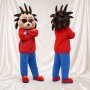 Brown Hedgehog Mascot Costume Full Body for Adults Sports Events