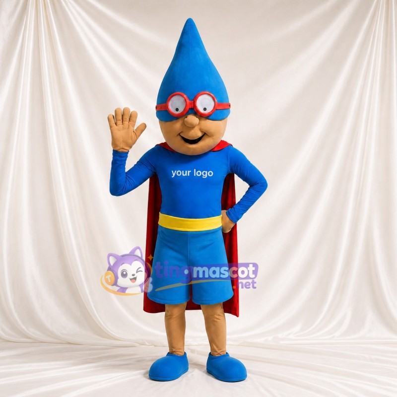 Héros Tête de cône Costume de mascotte intégral pour adultes Événements sportifs