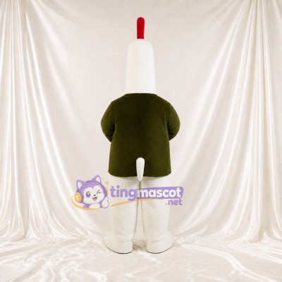 Bowling Pin Mascot Costume Full Body for Adults Events