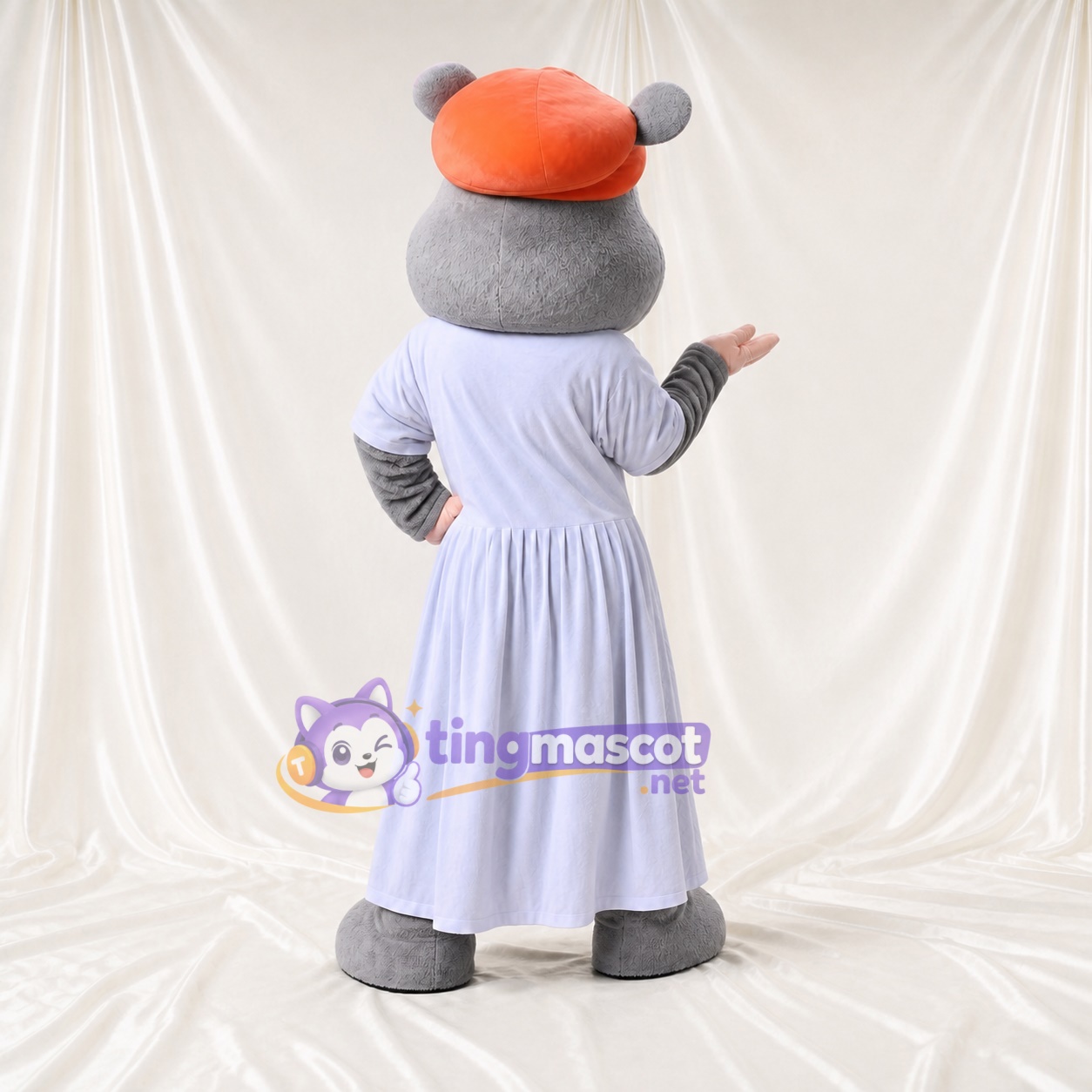 Mouse Lady Mascot Costume Full Body for Adults School Events Mouse Lady Mascot Costume Full Body for Adults School Events