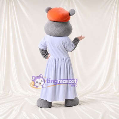Mouse Lady Mascot Costume Full Body for Adults School Events