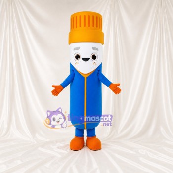 Bouteille de Médicament Costume de mascotte intégral pour adultes Événements santé