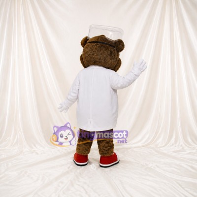 Chef Bear Mascot Costume Full Body for Adults Food Events