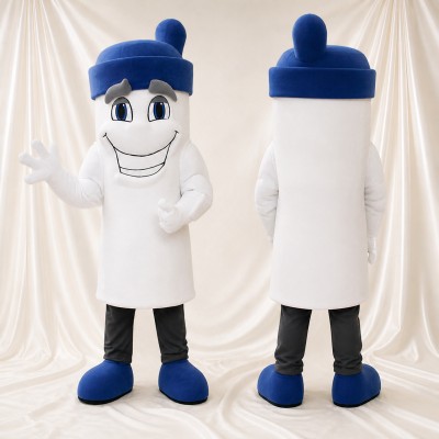 Toothpaste Tube Mascot Costume Full Body for Adults Promotions
