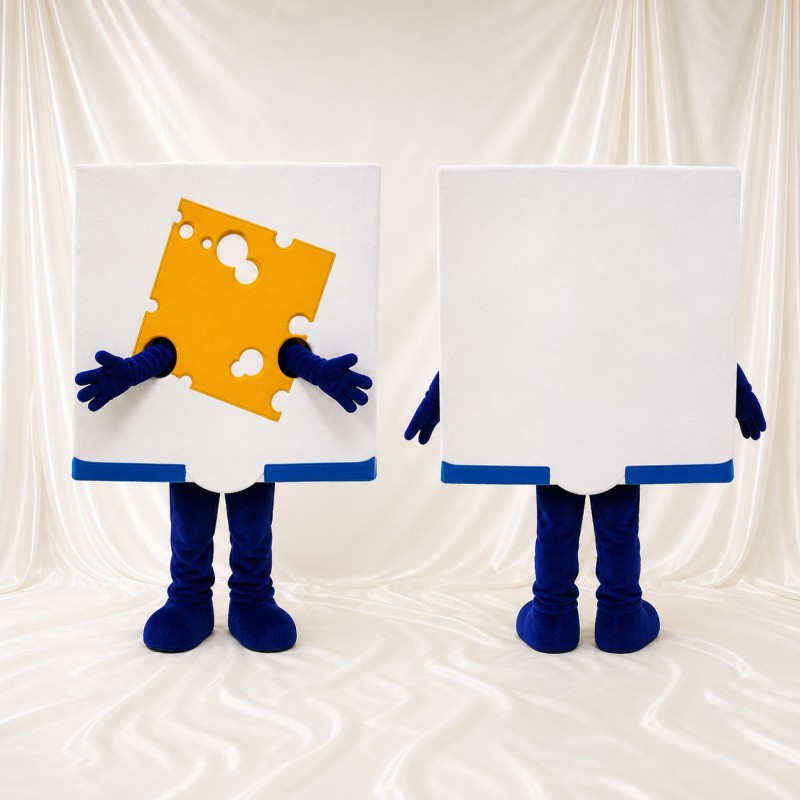 Boîte de Fromage Costume de mascotte intégral pour adultes Promotions