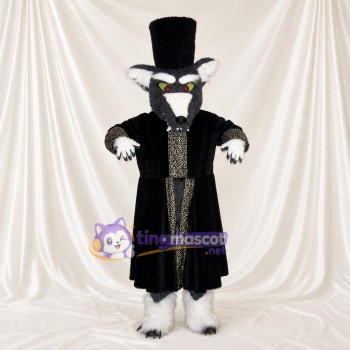 Costume de mascotte rat magicien intégral pour adultes – événements de scène