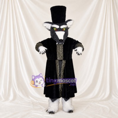 Costume de mascotte rat magicien intégral pour adultes – événements de scène