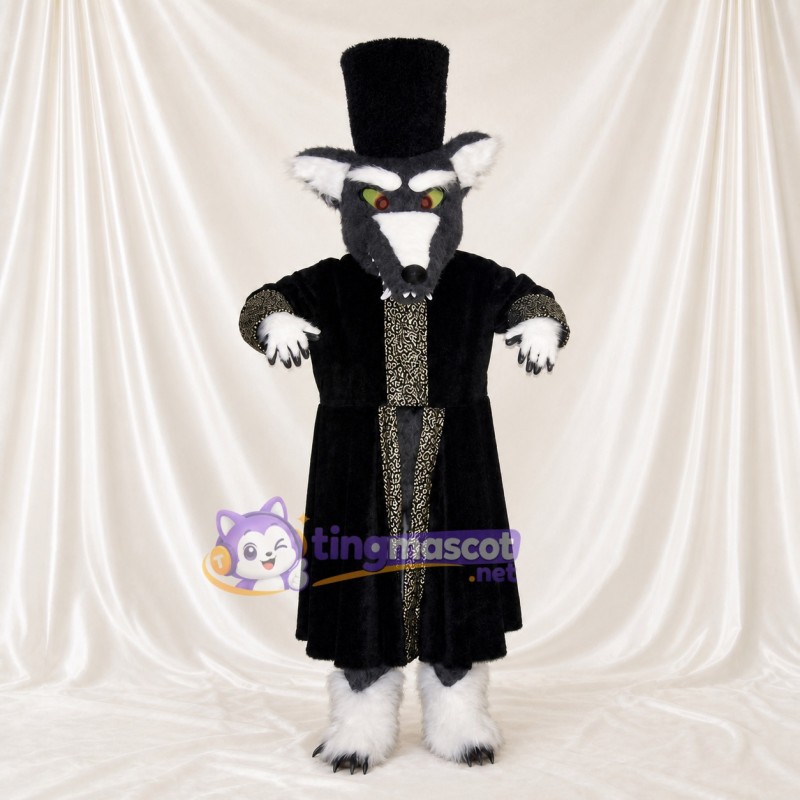 Costume de mascotte rat magicien intégral pour adultes – événements de scène