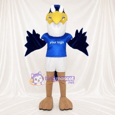 Broad Layered Eagle Mascot Costume Full Body for Adults Sports Events
