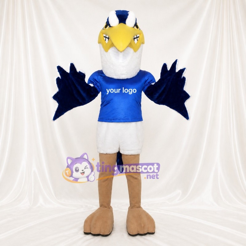 Broad Layered Eagle Mascot Costume Full Body for Adults Sports Events