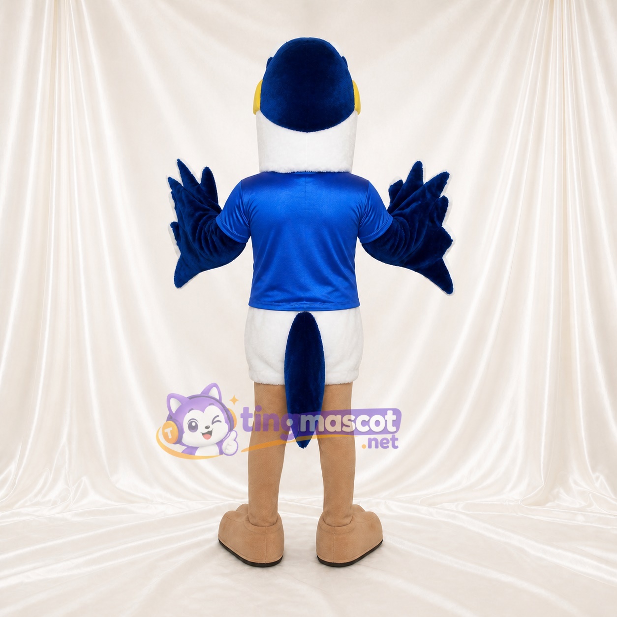 Broad Layered Eagle Mascot Costume Full Body for Adults Sports Events Broad Layered Eagle Mascot Costume Full Body for Adults Sports Events