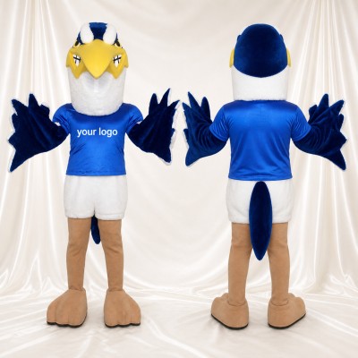 Broad Layered Eagle Mascot Costume Full Body for Adults Sports Events